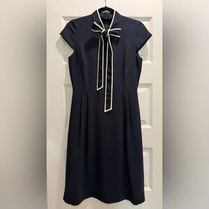 J. Crew Tie Neck Dress